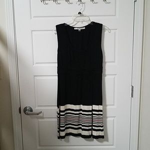 Black Dress with Stripes